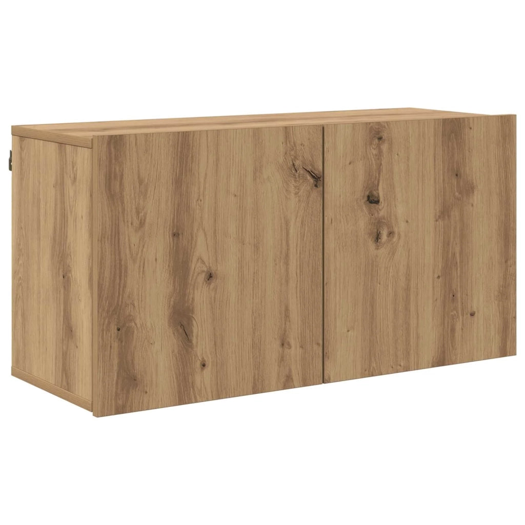 Unità TV da Parete 5 pz Rovere artigianale Legno ingegnerizzato 3402768