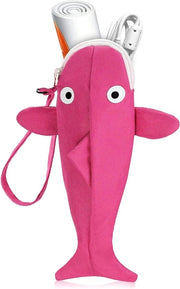 Set di raccolta - Penne e figure - Balena rosa - Bagaglio per bambini