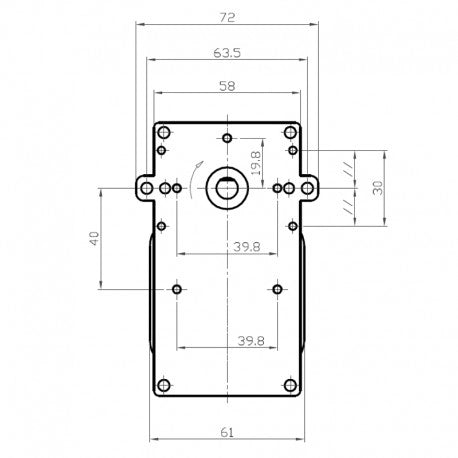 Ricambistufeapellet Motoriduttore per Stufa a Pellet Kenta K9117250 8,5 RPM Albero da 8,5mm Motore per carico Pellet