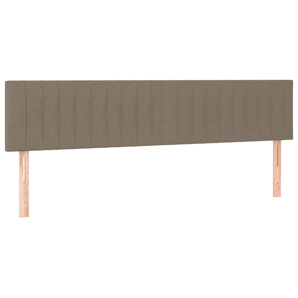 Giroletto a Molle con Materasso Tortora 200x200 cm in Tessuto 3126433