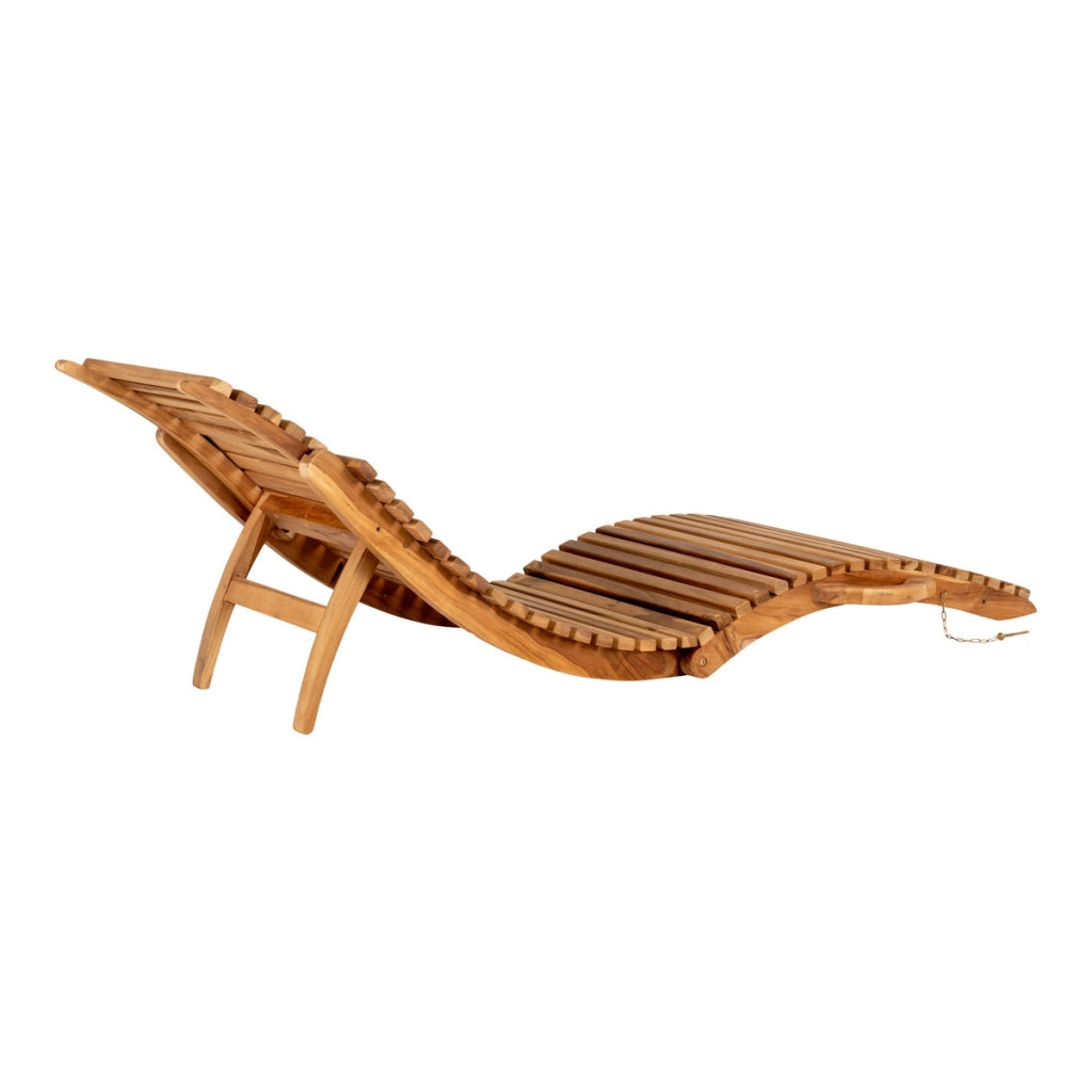 Sdraio Arrieta, Marrone, Legno, 160x50x25 cm