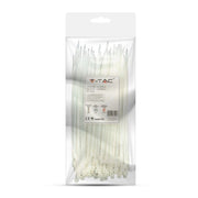 Tie per cavi - 3,5* 200 mm bianco 100pcs/pacco
