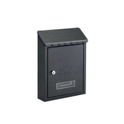 Cassetta postale per posta acciaio zincato nero anticorrosione primula 300x215x70 mm technomax