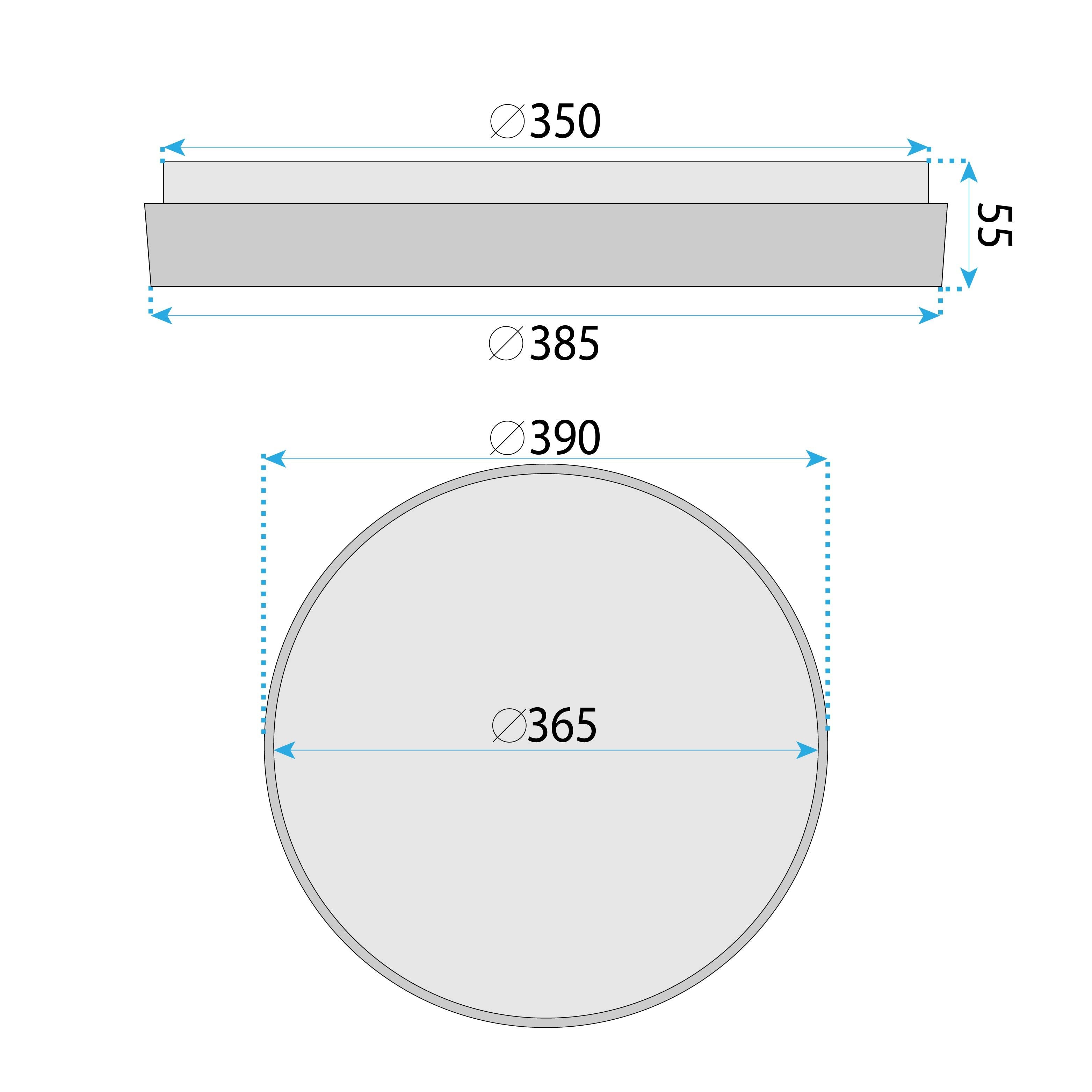 Lampada Da Soffitto G116-c 40cm Wood