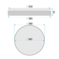 Lampada Da Soffitto G116-c 40cm Wood