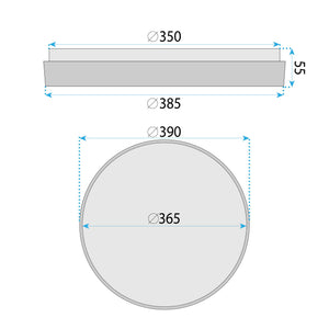 Lampada Da Soffitto G116-c 40cm Wood