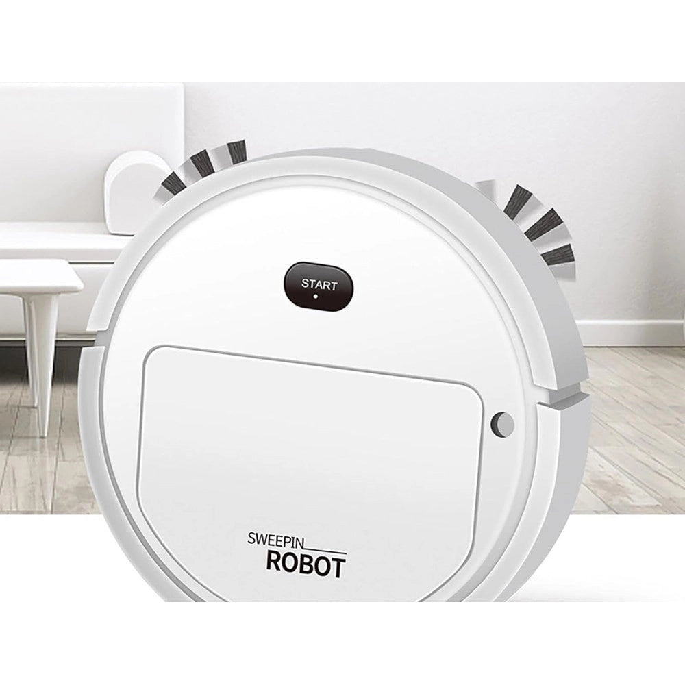 Trade Shop - Robot Aspirapolvere A Vapore 3in1 Intelligente Potente Silenzioso Per Pulizia Casa Ufficio -