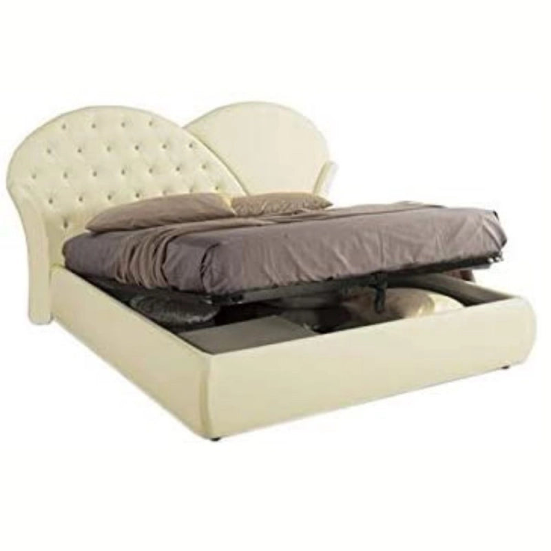 Letto Marubi crema contenitore