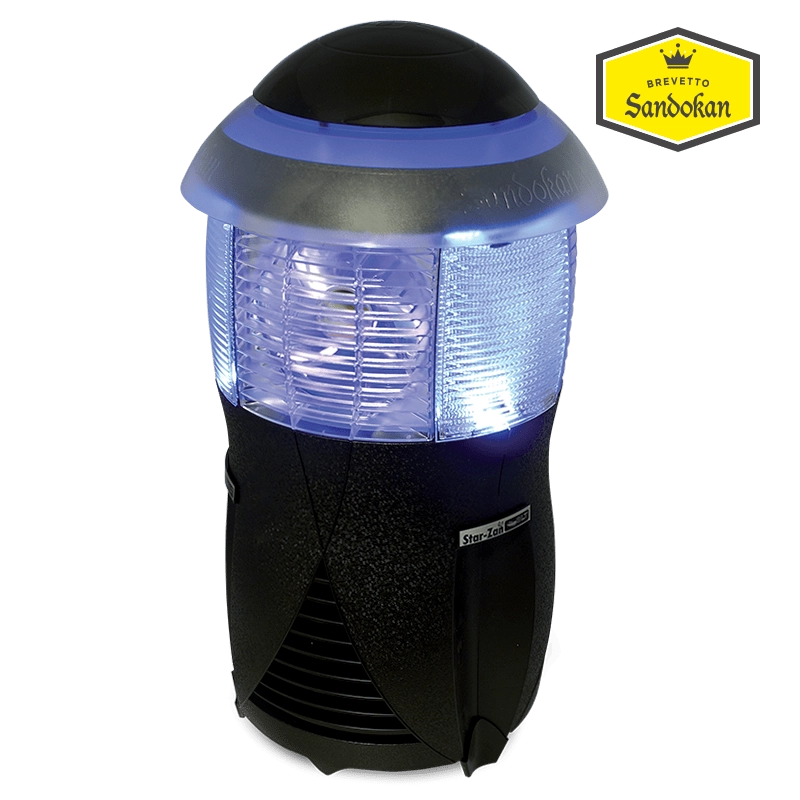 Elettroinsetticida "Star-Zan 4.0" ad aspirazione con Led UV resistente all'acqua