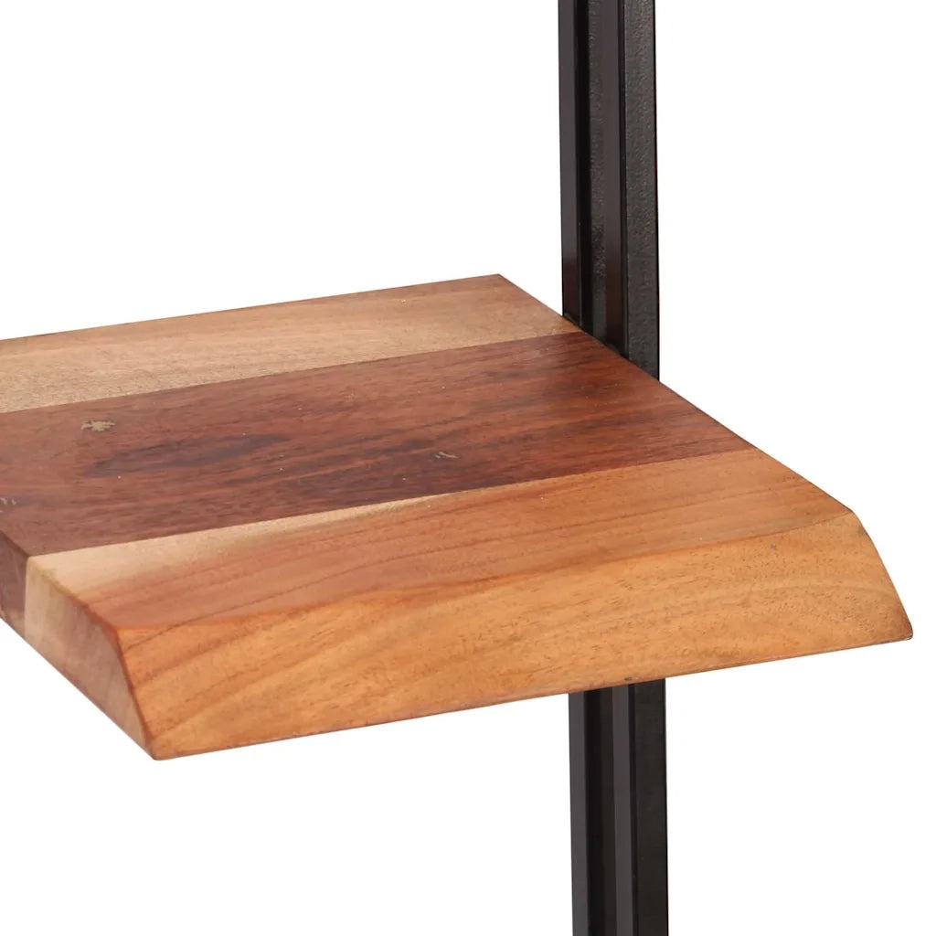 vidaXL Mensole da Parete 5 pz in Legno Massello di Acacia