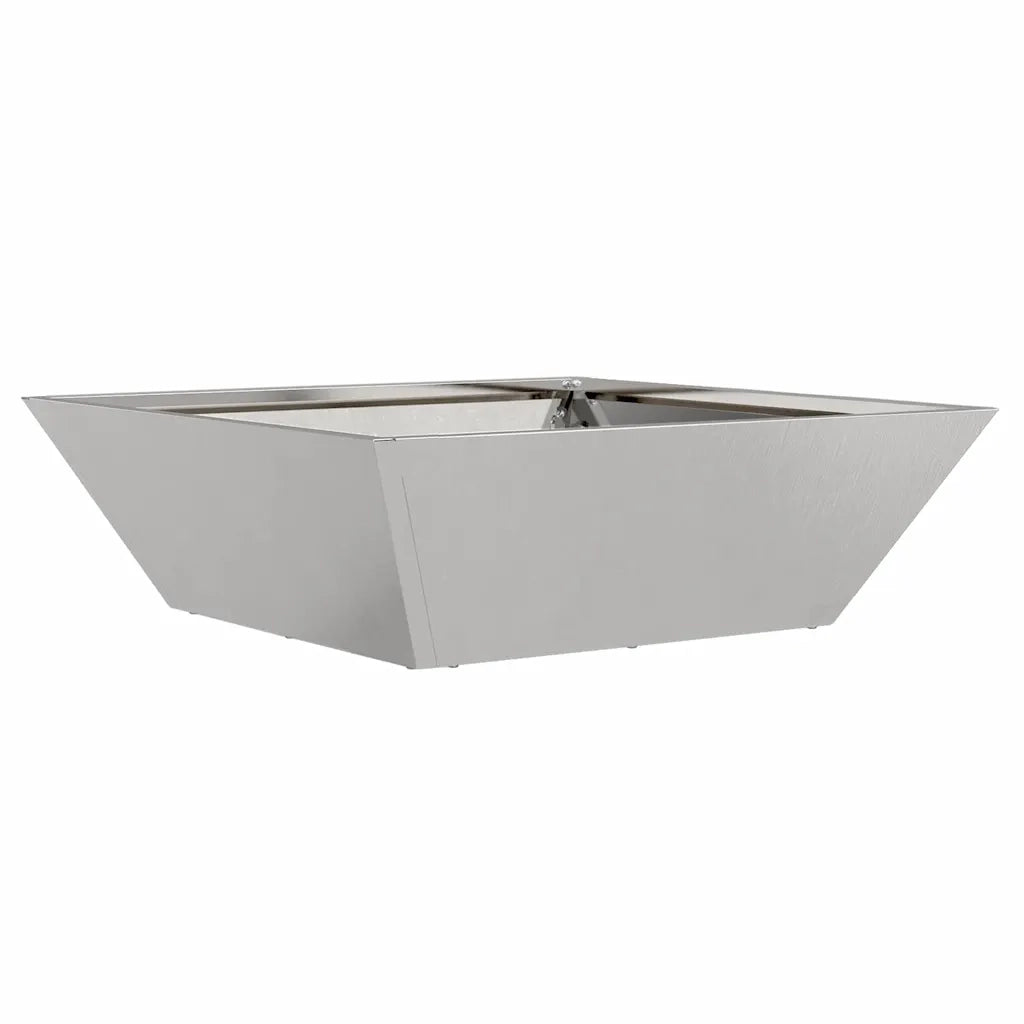 Vaso da giardino Argento 50 x 50 x 15 cm Acciaio inossidabile 873832