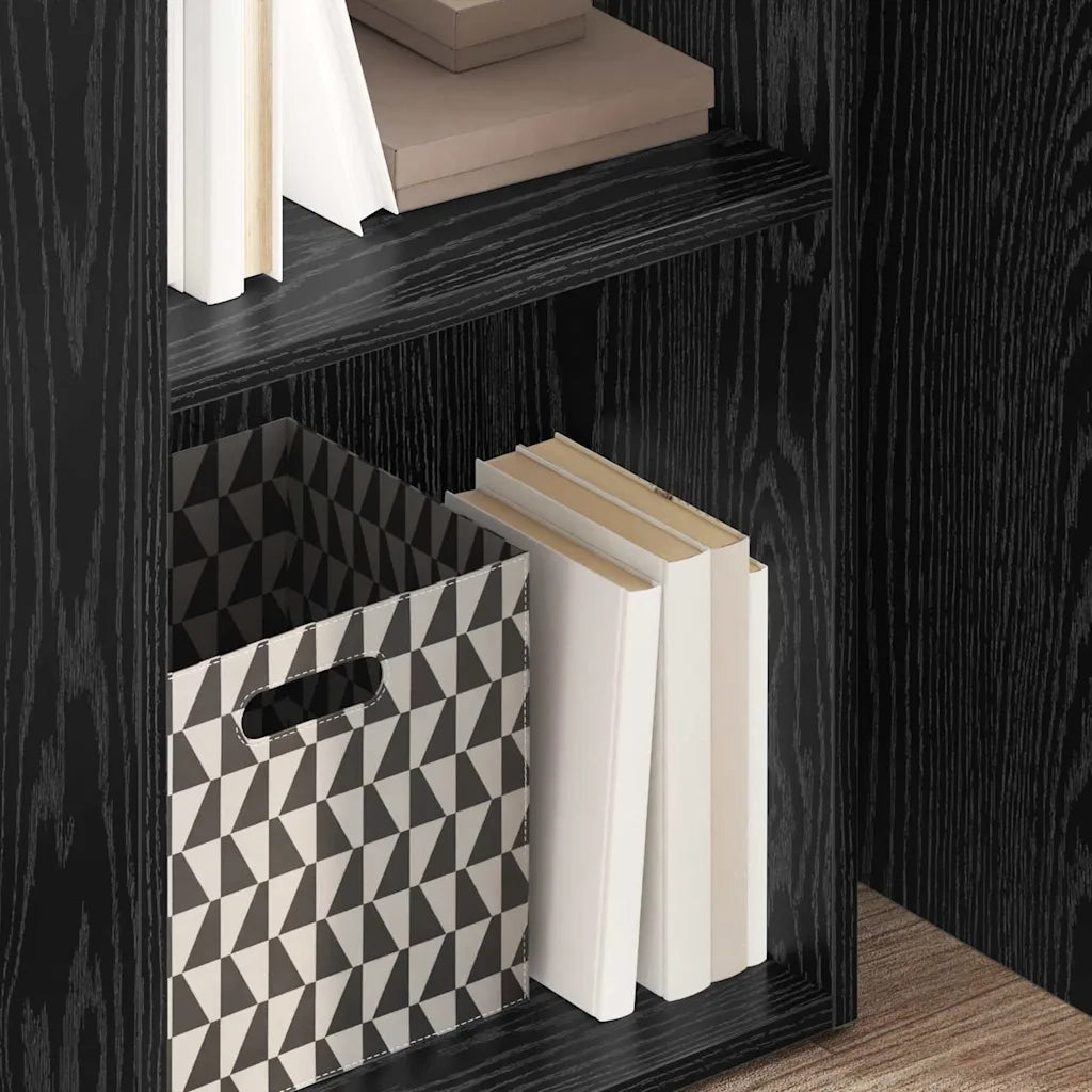Libreria Rovere Nero 40 x 30 x 114 cm Legno multistrato 875014