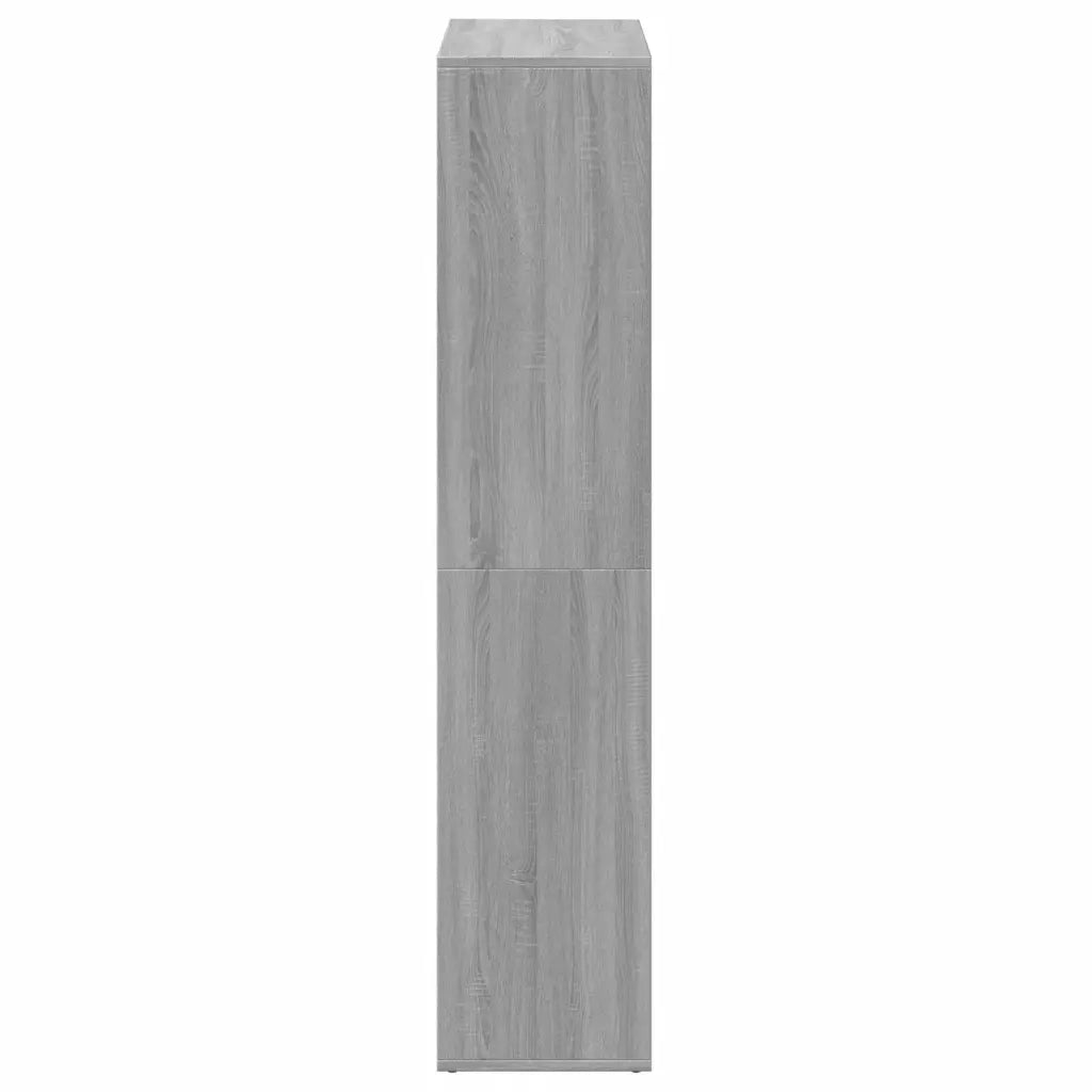 Libreria Divisorio Grigio Sonoma 69,5x29x137,5cm in Truciolato 858026