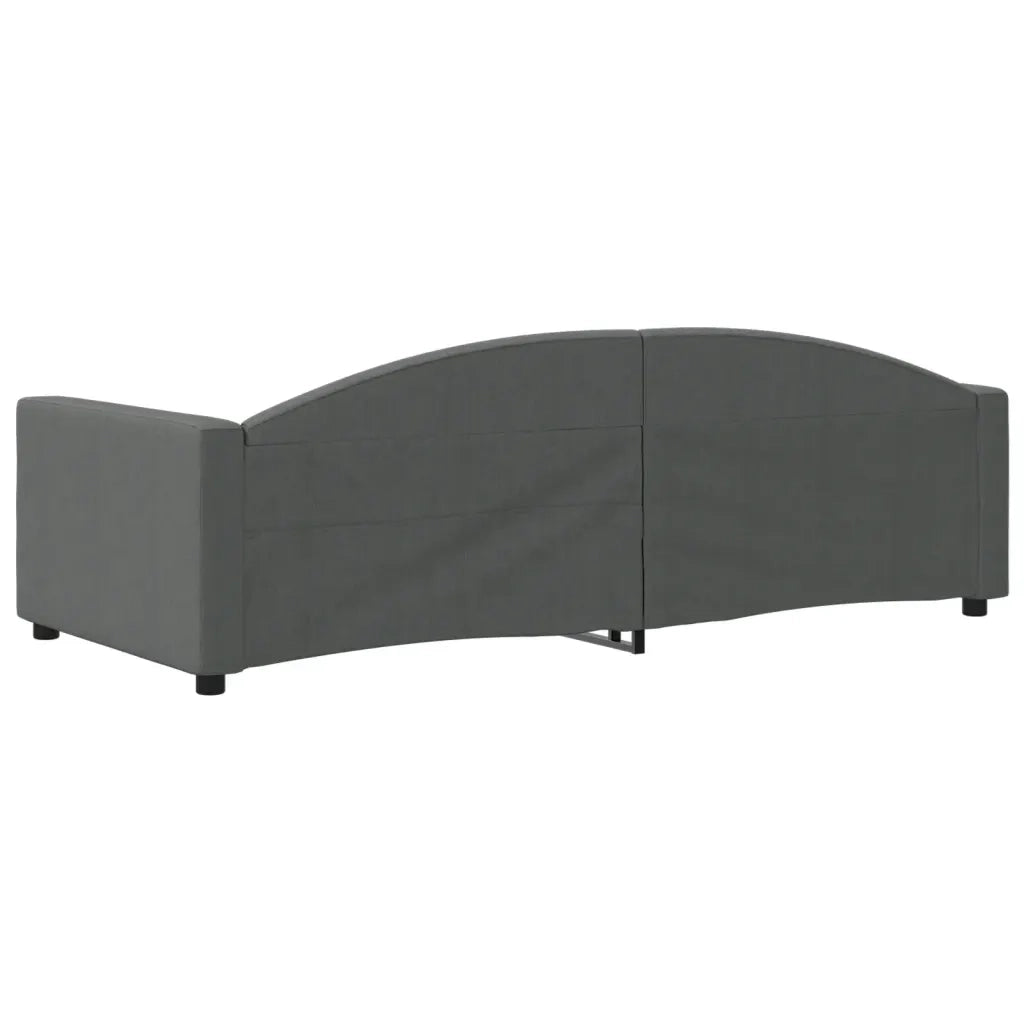 Letto da Giorno Grigio 90x200 cm in Tessuto 354112