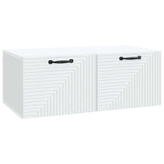 Mobile Porta TV da Muro Bianco 78,5 x 41 x 30 cm 898685