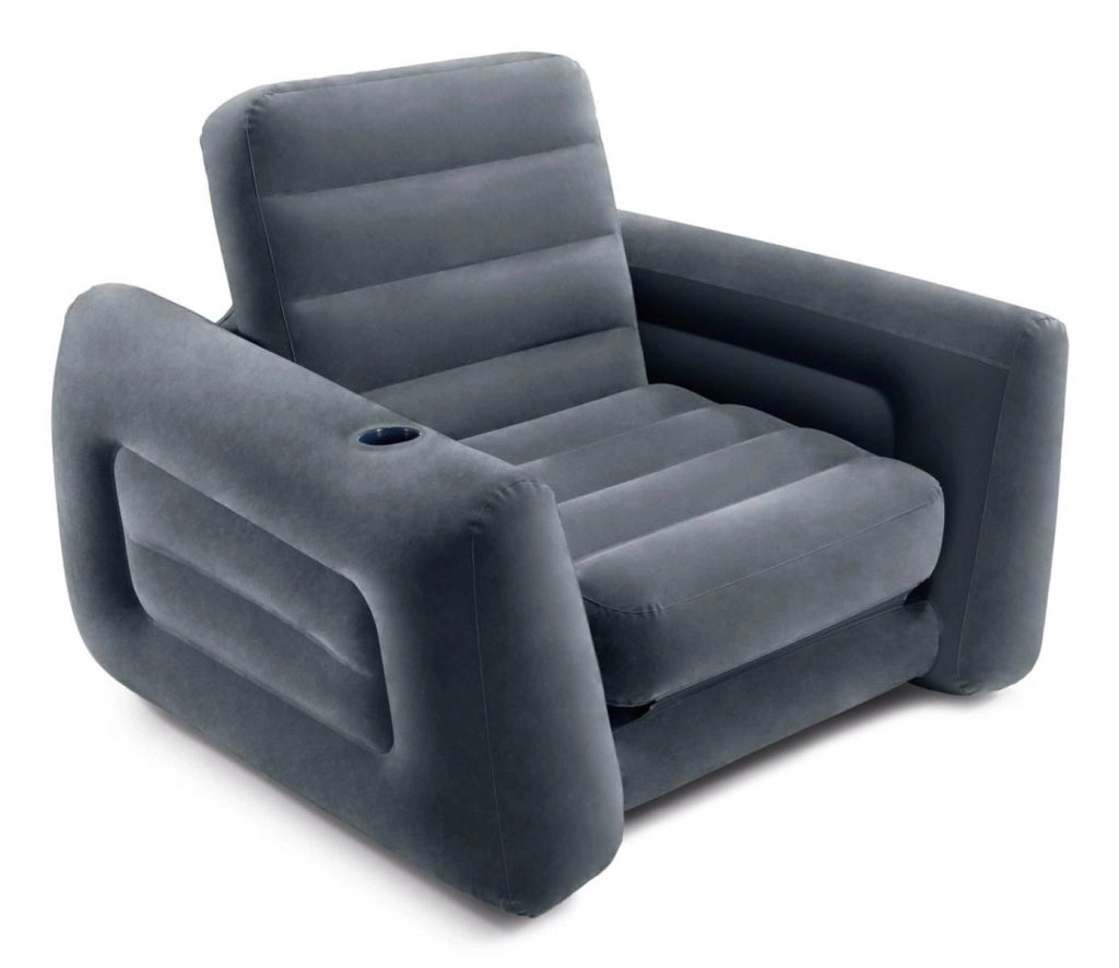 Intex Poltrona Letto Divano Gonfiabile Velluto Componibile 117x224x66 Cm