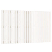 Testiera | Testata da Parete Bianca 147x3x90 cm in Legno Massello di Pino