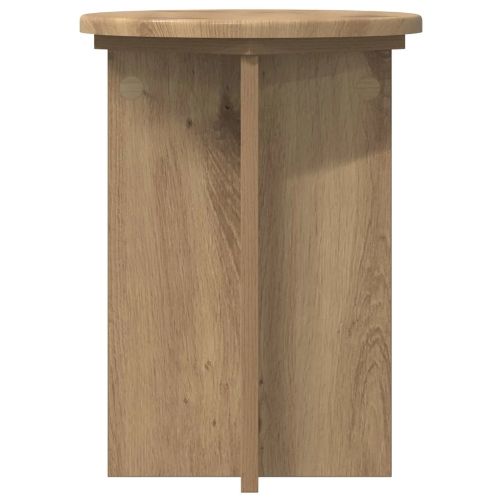 Supporto per piante 2 pcs Rovere Artigianale Ø29,5 x 40 cm 899743