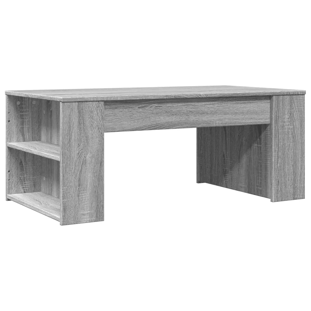 Tavolino da salotto | Tavolino da caff¨¨ | Tavolino da Soggiorno Grigio Sonoma 102x55x42cm Legno Multistrato