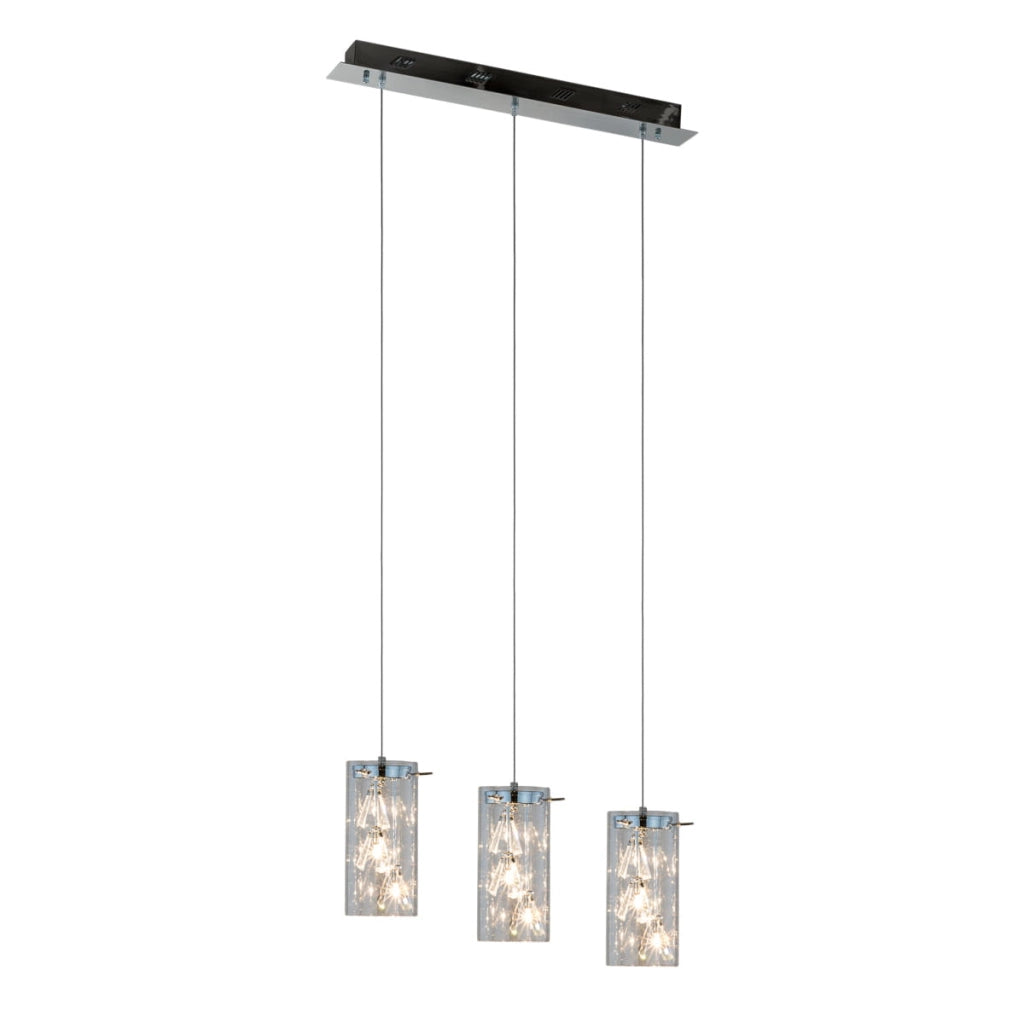 Lampadario Italux Shine cromato 3 luci G4 MD4507-9A