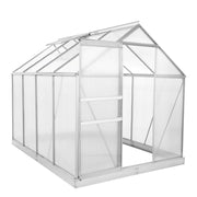 Serra "Idefix" nuova struttura in alluminio e policarbonato alveolare da 4mm con Base inclusa. Dimensioni 250 x 190 cm