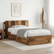 Telaio del letto con storage Legno antico 80 x 200 cm 3433705