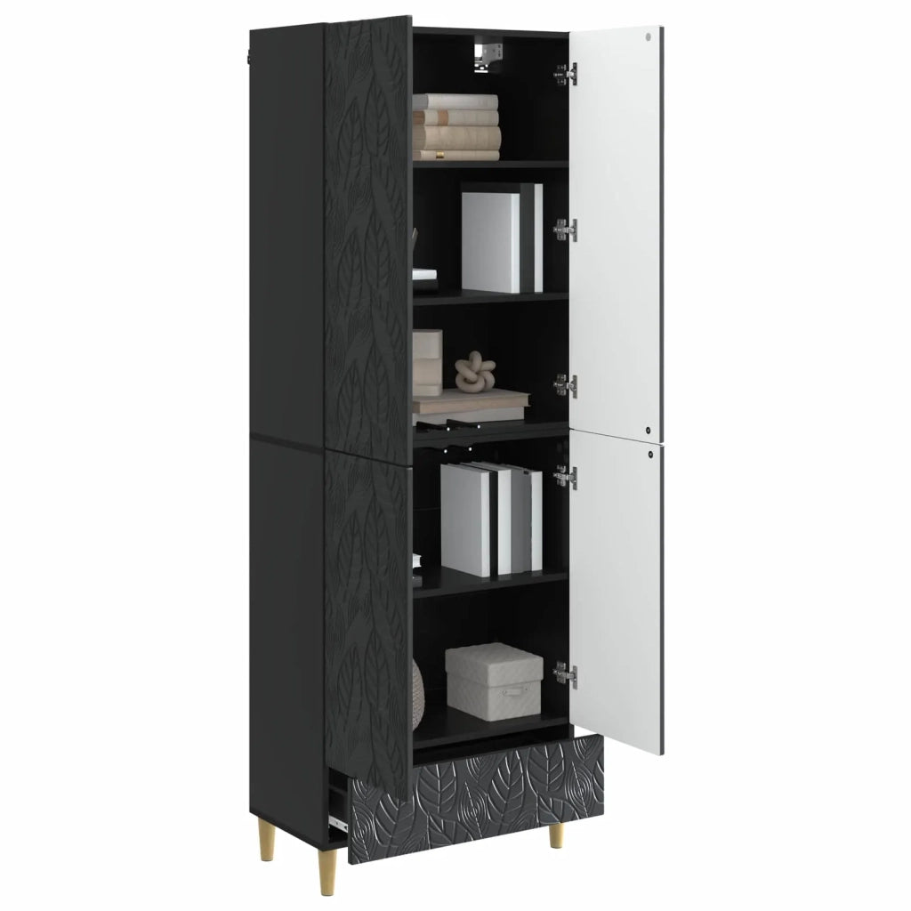 Set di armadi 2 pz Nero Legno ingegnerizzato 3416692