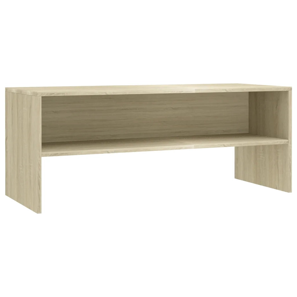 Mobile Porta TV Rovere Sonoma 100x40x40 cm in Legno Multistrato 800048