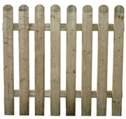 CANCELLO CON STECCATO RECINTO ELA CM.100X100 IN LEGNO DI PINO IMPREGNATO