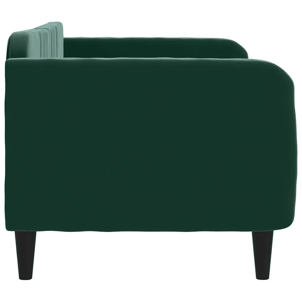 Letto da Giorno Verde Scuro 80x200 cm in Velluto 354081
