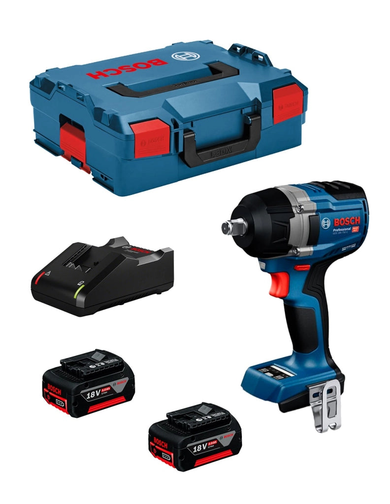Avvitatore a massa battente BOSCH GDS 18V-750 C (2 x 5,0 Ah + GAL18V-40 + L-Boxx 136)