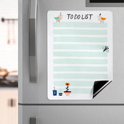 Pannello A4 Magnetico per Piani di Azione - Pianta di Casa - Whiteboard - Lavabile - Organizzazione - Pannello di Scrittura Flessibile - Pianta di Piano