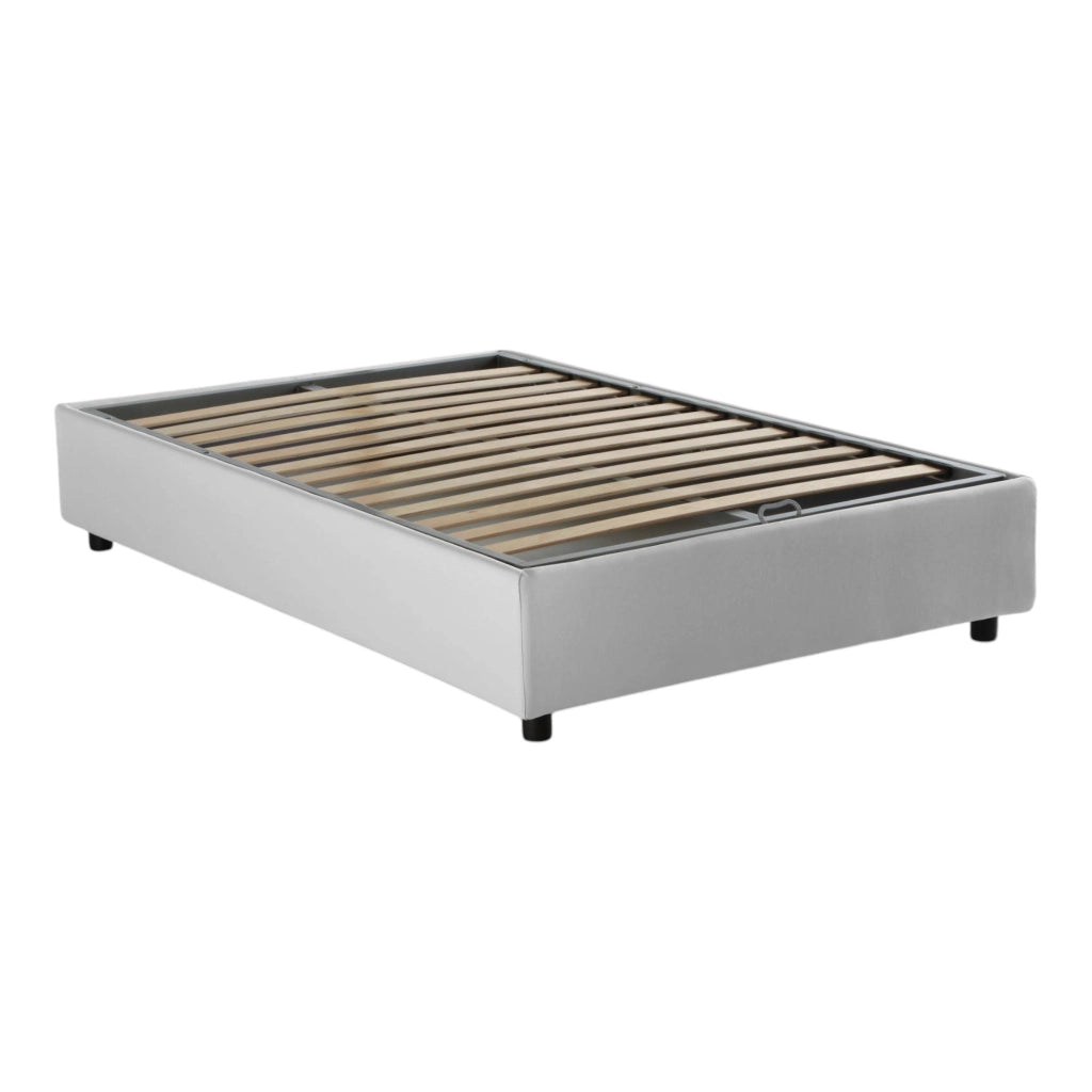 Abici, Letto Piazza e Mezza Materasso Incluso Made in Italy, Bianco