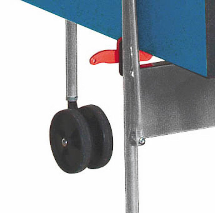 Tavolo da Pin Pong con Piano Blu e Ruote per Esterno Garlando Training Outdoor