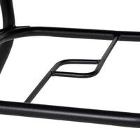 Set Tavolo e 4 Sedie Pieghevoli da Giardino   Nero