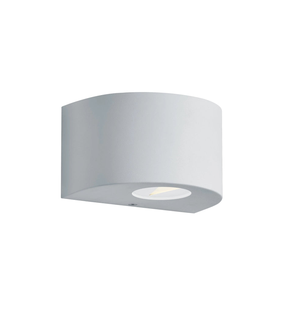 Applique da Esterno a LED in Plastica Bianco Opaco