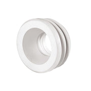 MORSETTO IN GOMMA NR BIANCA PER WC D. 50 MM- Diam. int. mm. 25/26- G.M.P- pezzi 1