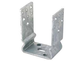 STAFFA A PAVIMENTO AD AVVITARE PER TRAVE ART.791  mm.101x60x125  spessore mm.5    ALDEGHI