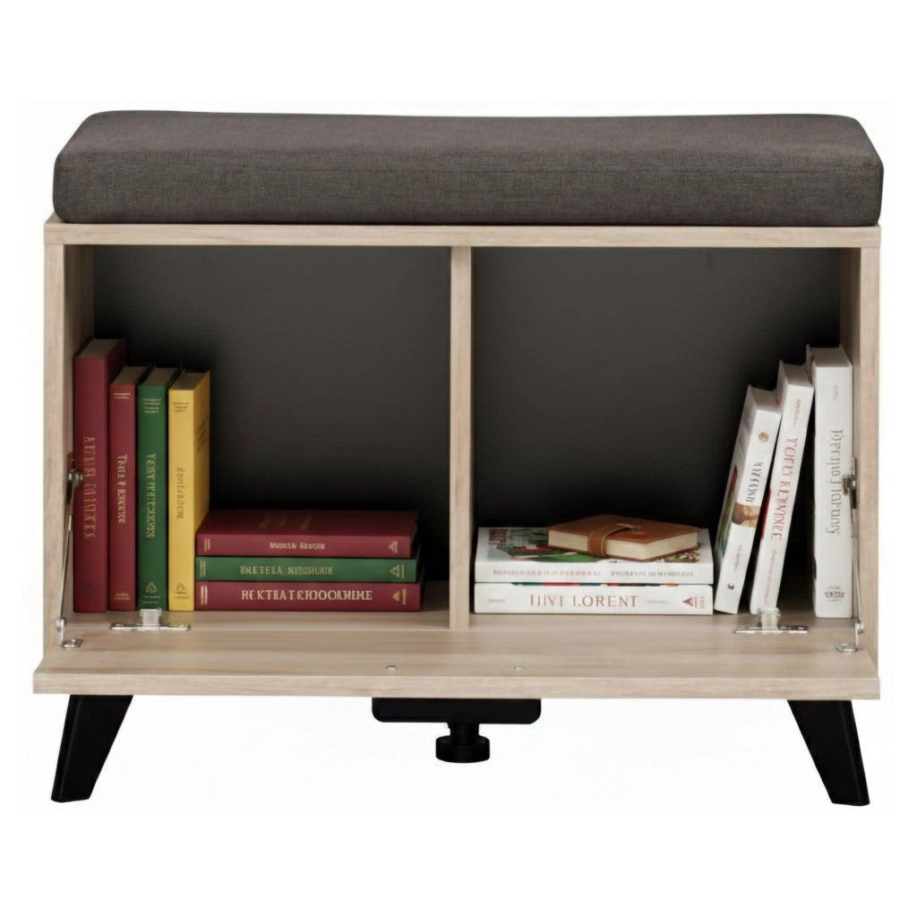 Lainate, Mobile da Ingresso un Ripiano, 68x35x52.5h cm Marrone Rovere