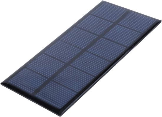 Pannello solare da 1W 3V per illuminazione esterna - Pannello solare con ingresso di ricarica batteria.