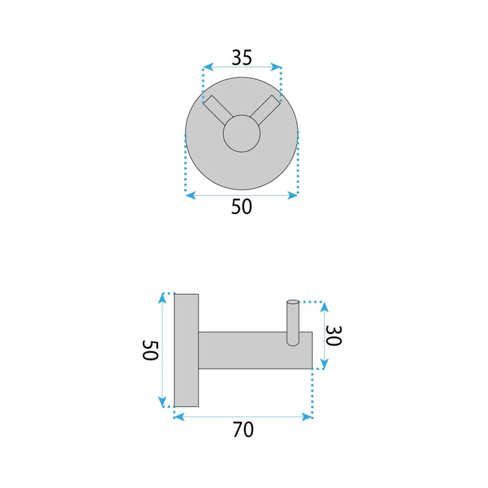 Portasciugamano Da Bagno 5605 Leo Chrome