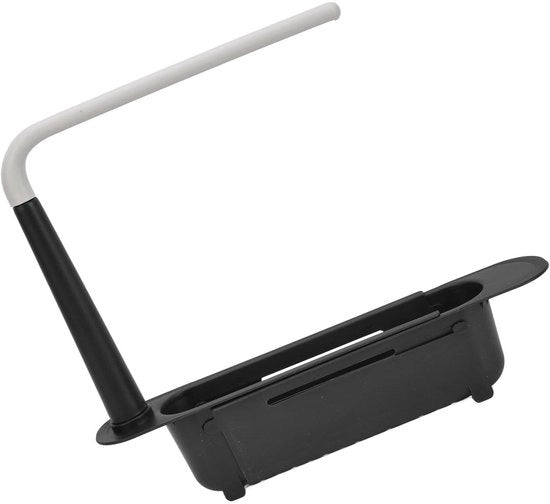 Opbergrek Telescopico con Gootsteen - Grande Capacità - Materiale PP - 32-45 cm di Lunghezza - 27 cm di Altezza - Organizzatore per Gootstene