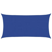 Vela Parasole | Telo Ombra | Vela da ombra 160 g/m2 Rettangolare Blu 2,5x5 m in HDPE