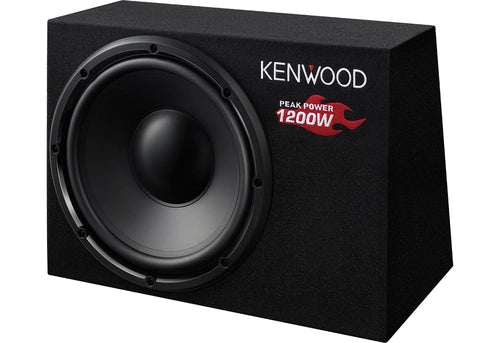 Kenwood KSC-W1200B subwoofer per macchina Subwoofer precaricato 300 W