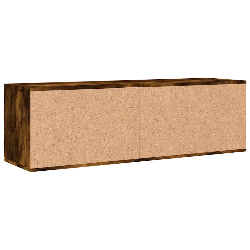 Mobile Porta TV Rovere Fumo 120x34x37 cm Legno Multistrato 833556