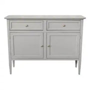 Credenza / Porta tv mod spillo Shabby chic grigio anticato con 2 ante