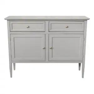 Credenza / Porta tv mod spillo Shabby chic grigio anticato con 2 ante