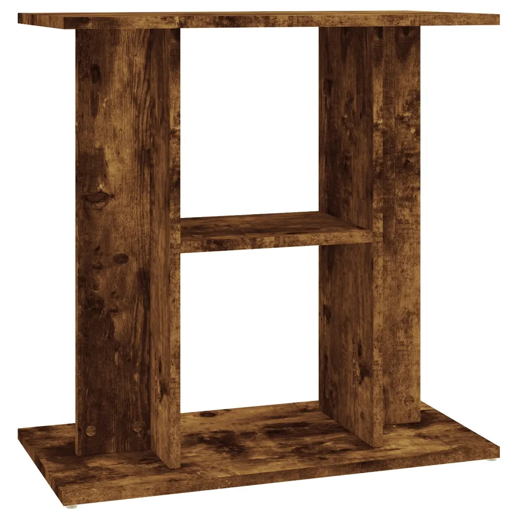 Supporto per acquario in rovere affumicato 60x30x60 cm in legno ingegnerizzato 833572