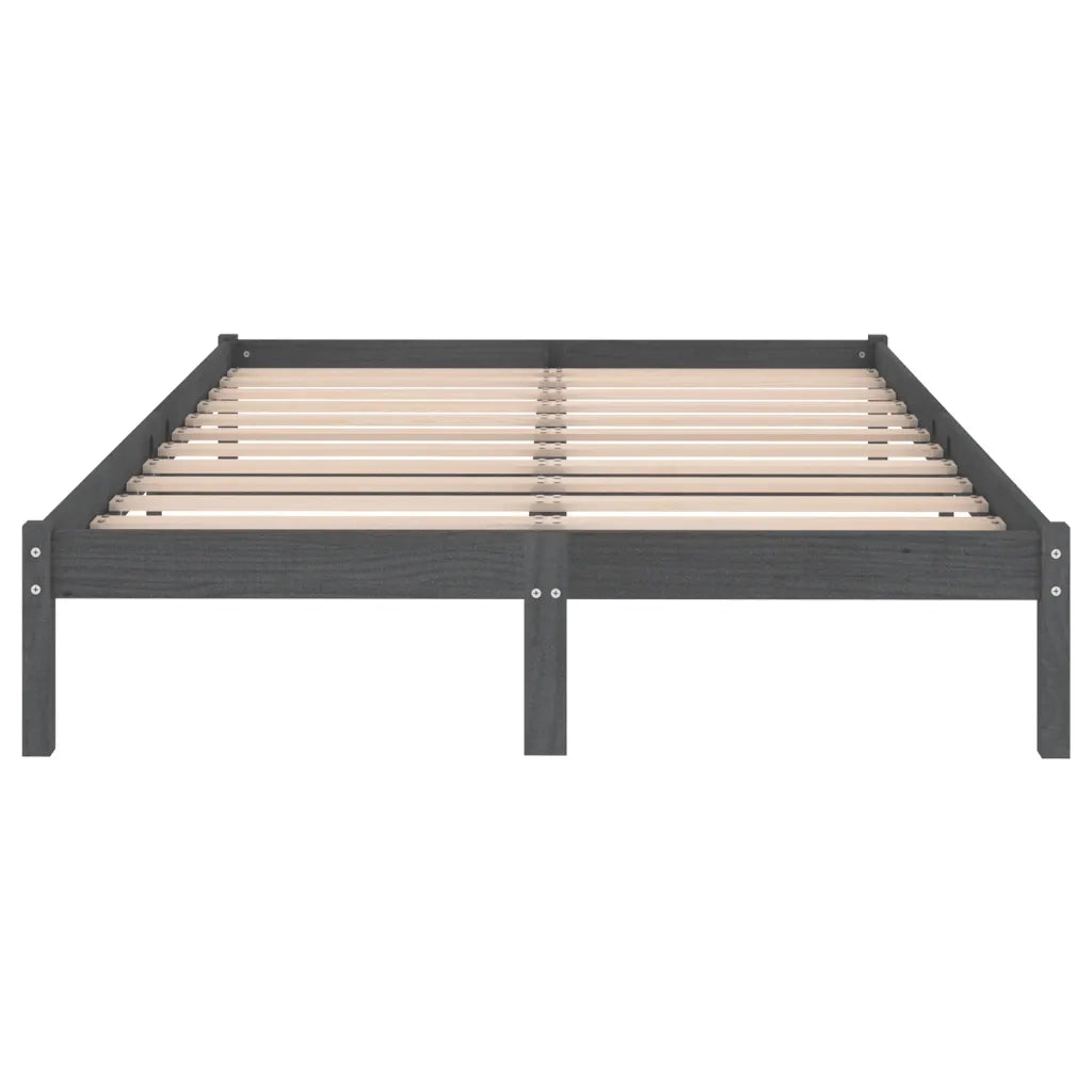 Giroletto Grigio in Legno Massello di Pino 200x200 cm 810039