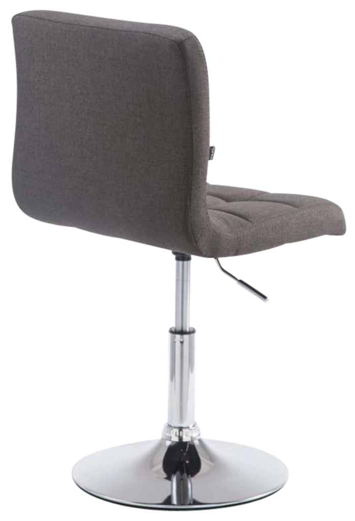 Set di 4 lettini Palma in tessuto grigio scuro